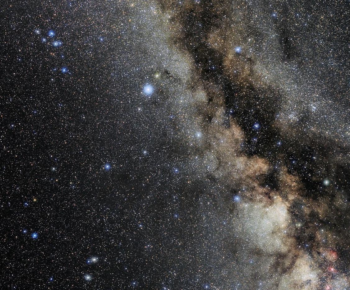 Photo of the constellation Aquila produced by NOIRLab in collaboration with Eckhard Slawik, a German astrophotographer.