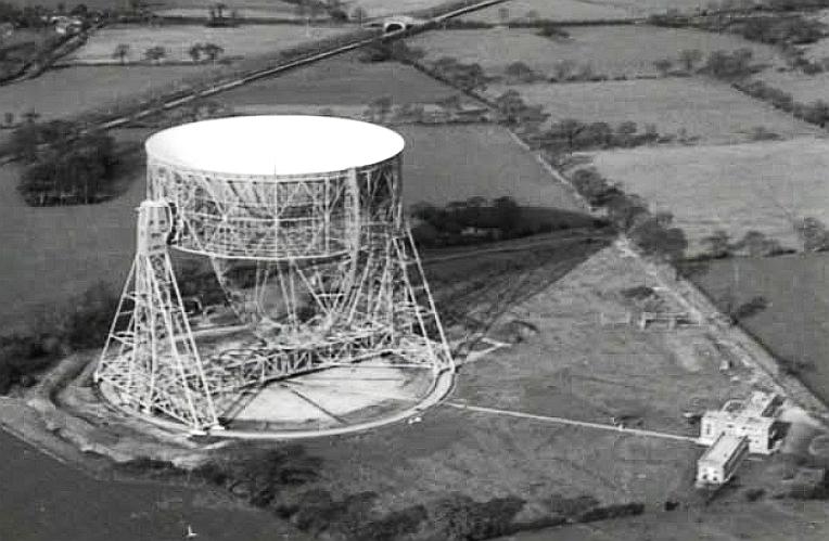 Old aerial view of the dish.
